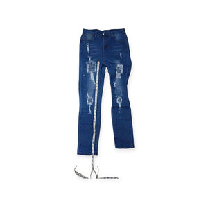 Mid Rise Ankle Skinny Jeans in Vintage Blue